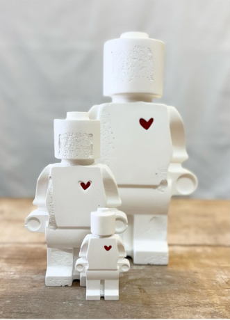 Les donneurs d'amour - classique blanc - moyen